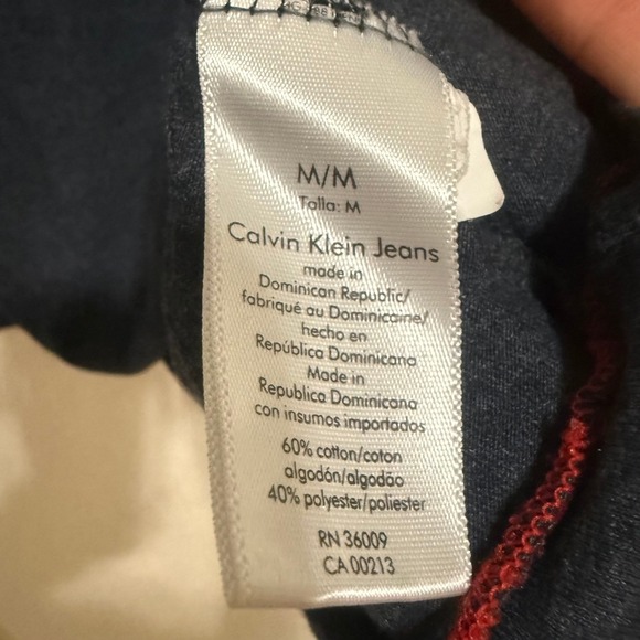 Calvin Klein Jeans Mens Gray Eclectic Rock Stereophonic Sound Graphic T-Shirt M - Picture 8 of 10